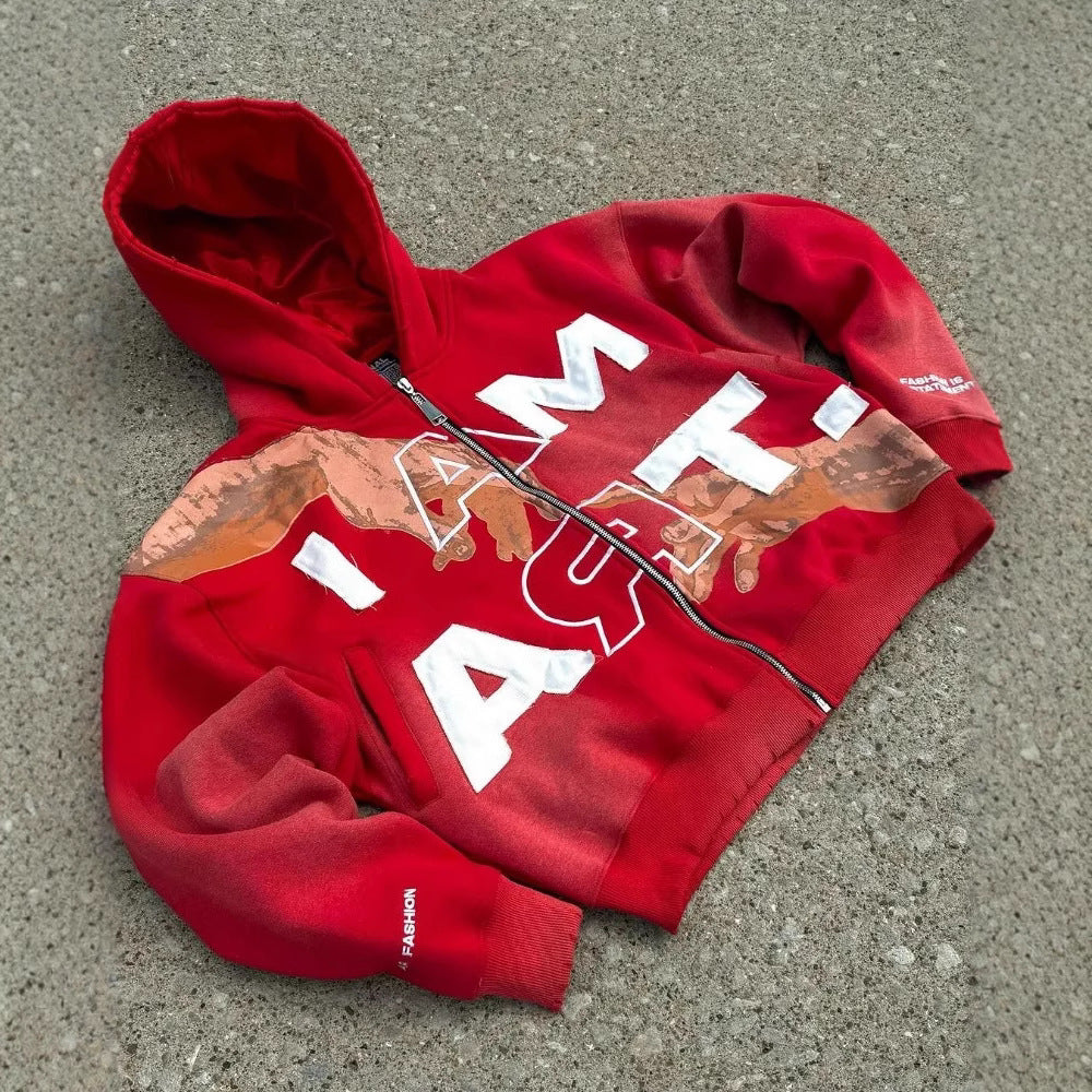 Niche Pullover Outer Wear Hooded Top Men