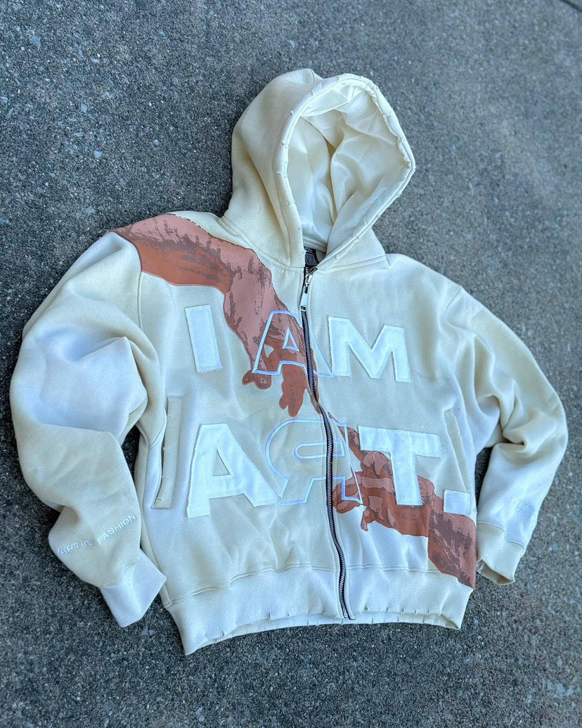 Niche Pullover Outer Wear Hooded Top Men
