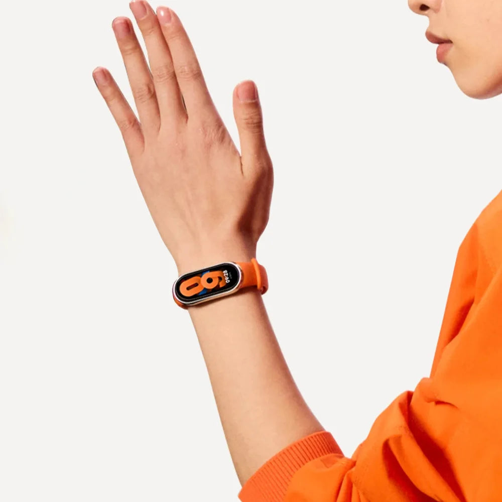 Silicone Bracelet for Mi Band 9 8 Strap 8 NFC Accessories Sport Rubber SmartWatch Wristband belt correa Xiaomi MiBand 8 9 strap