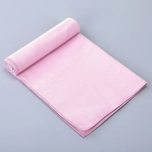 1PC Baby Pink Microfiber Towel Perfect Travel Gym Camping Towel Quick Dry Super Absorbent  Ultra Compact Lightweight Beach Towel