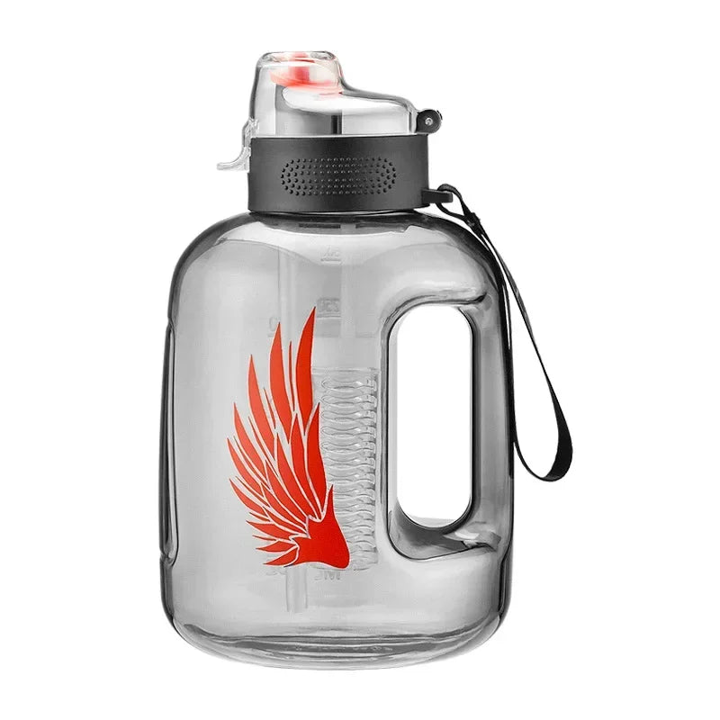 Larger Capacity 4L 5L Plastic Bottle Sport Drink Fitness Outdoor BPA FREE Water Bottle Kettle Pot 1000ml 1700ml 2700ml Bucket