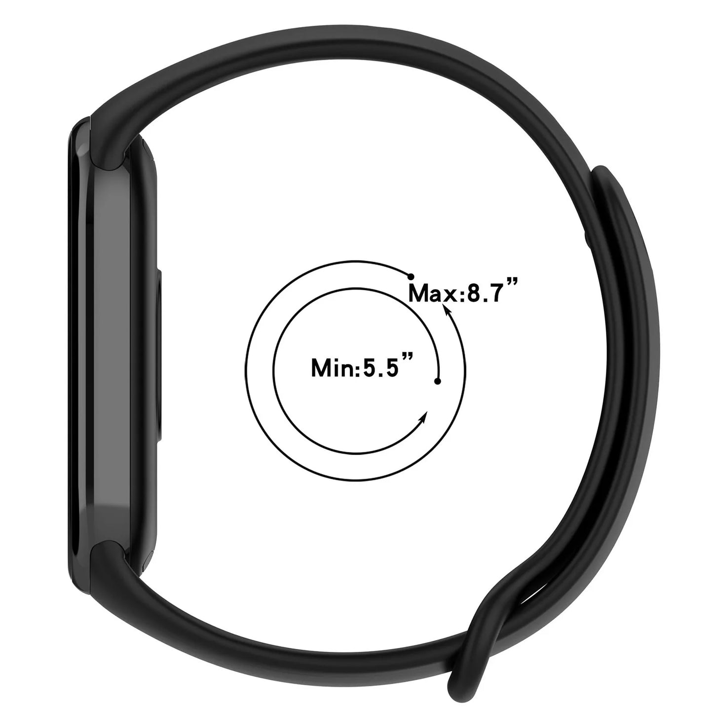 Silicone Bracelet for Mi Band 9 8 Strap 8 NFC Accessories Sport Rubber SmartWatch Wristband belt correa Xiaomi MiBand 8 9 strap
