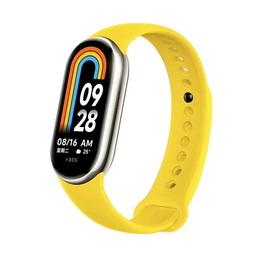 Silicone Bracelet for Mi Band 9 8 Strap 8 NFC Accessories Sport Rubber SmartWatch Wristband belt correa Xiaomi MiBand 8 9 strap