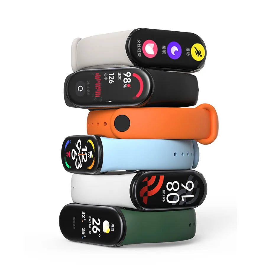 Silicone Bracelet for Mi Band 9 8 Strap 8 NFC Accessories Sport Rubber SmartWatch Wristband belt correa Xiaomi MiBand 8 9 strap