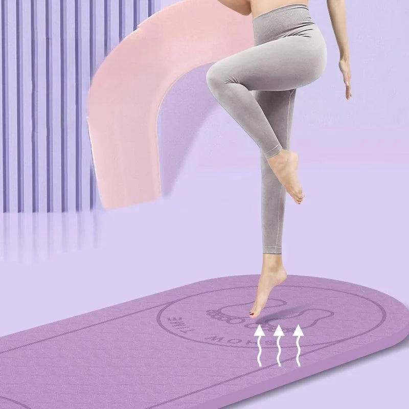 TPE Jump Rope Mat Indoor Fitness Sport Buffer Silent Yoga Pad Noise Reduction Shock Absorption Home Gym Equipment Mat